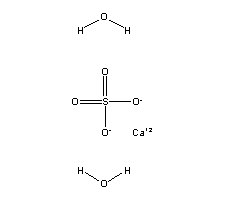 硫酸鈣;石膏粉結(jié)構(gòu)式_10101-41-4結(jié)構(gòu)式