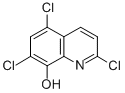 2,5,7-三氯-8-羥基喹啉結構式_101870-58-0結構式