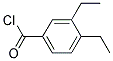 Benzoyl chloride, 3,4-diethyl-(9ci) Structure,102121-58-4Structure