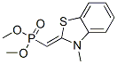 (z)-(9ci)-[(3-甲基-2(3h)-苯并噻唑)甲基]-磷酸二甲酯結構式_102834-87-7結構式