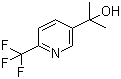 2-(6-(三氟甲基)-3-吡啶基)-2-丙醇結(jié)構(gòu)式_1031721-43-3結(jié)構(gòu)式