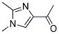 (9ci)-1-[1,2-二甲基-1H-咪唑-4-基]-乙酮結構式_103747-86-0結構式
