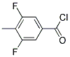 Benzoyl chloride, 3,5-difluoro-4-methyl-(9ci) Structure,103877-74-3Structure