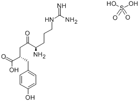 (2R,5s)-5-氨基-8-胍基-4-氧代-2-p-羥基苯基甲基辛酸硫酸鹽結(jié)構(gòu)式_103900-19-2結(jié)構(gòu)式