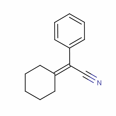 Benzeneacetonitrile, a-cyclohexylidene- Structure,10461-98-0Structure