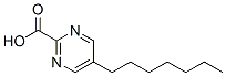 2-Pyrimidinecarboxylic acid, 5-heptyl-(9ci) Structure,105343-79-1Structure