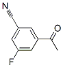 Benzonitrile, 3-acetyl-5-fluoro-(9ci) Structure,105515-21-7Structure