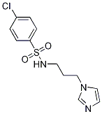 4-氯-N-[3-(1H-咪唑-1-基)丙基]苯磺酰胺結構式_105771-36-6結構式