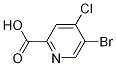 5-Bromo-4-chloropicolinic acid Structure,1060802-25-6Structure