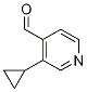 3-環(huán)丙基異煙醛結構式_1063960-86-0結構式