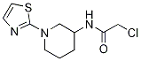 2-氯-n-(1-噻唑-2-基-哌啶-3-基)-乙酰胺結(jié)構(gòu)式_1065484-55-0結(jié)構(gòu)式