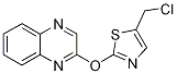 2-(5-氯甲基-噻唑-2-基氧基)-喹噁啉結(jié)構(gòu)式_1065484-78-7結(jié)構(gòu)式
