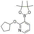 2-(環(huán)戊基氧基)吡啶-3-硼酸頻那醇酯結構式_1073371-90-0結構式