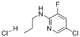 5-氯-3-氟-2-(N-丙基氨基)吡啶鹽酸鹽結(jié)構(gòu)式_1073372-11-8結(jié)構(gòu)式