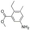 Benzoic acid, 5-amino-2-ethyl-3-methyl-, methyl ester (9ci) Structure,107490-30-2Structure