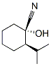 Cyclohexanecarbonitrile, 1-hydroxy-2-(1-methylethyl)-, cis-(9ci) Structure,108168-71-4Structure