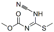 Carbamic acid, [(cyanoamino)(methylthio)methylene]-, methyl ester (9ci) Structure,109377-26-6Structure