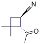 Cyclobutanecarbonitrile, 2-acetyl-3,3-dimethyl-, trans-(9ci)Structure,109900-64-3Structure Cyclobutanecarbonitrile, 2-acetyl-3,3-dimethyl-, trans-(9ci) Structure,109900-64-3Structure