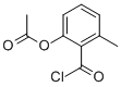 Benzoyl chloride, 2-(acetyloxy)-6-methyl-(9ci) Structure,109987-15-7Structure