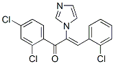3-(2-氯苯基)-1-(2,4-二氯苯基)-2-(1H-咪唑-1-基)-2-丙烯-1-酮結構式_110241-50-4結構式