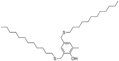 2,4-Bis(dodecylthiomethyl)-6-methylphenol;irganox 1726 Structure,110675-26-8Structure