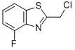 Benzothiazole, 2-(chloromethyl)-4-fluoro-(9ci) Structure,110704-21-7Structure