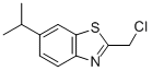 Benzothiazole, 2-(chloromethyl)-6-(1-methylethyl)-(9ci) Structure,110704-26-2Structure