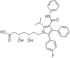 (r*,r*)-2-(4-氟苯基)-,d-二羥基-5-(1-甲基乙基)-3-苯基-4-[(苯基氨基)羰基]-1H-吡咯-1-庚酸結構式_110862-48-1結構式