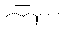 5-氧代四氫呋喃-2-羧酸乙酯結(jié)構(gòu)式_1126-51-8結(jié)構(gòu)式