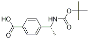 (R)-4-(1-boc-氨基-乙基)-苯甲酸結(jié)構(gòu)式_1134776-30-9結(jié)構(gòu)式
