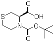 (R)-4-boc-硫代嗎啉-3-羧酸結(jié)構(gòu)式_114525-81-4結(jié)構(gòu)式