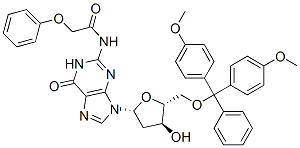 5-O-(4,4-二甲氧基三苯甲游基)-N2-苯氧基乙?；?2-脫氧鳥苷結(jié)構(gòu)式_115388-95-9結(jié)構(gòu)式