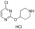 4-氯-2-(哌啶-4-基氧基)-嘧啶鹽酸鹽結(jié)構(gòu)式_1159823-41-2結(jié)構(gòu)式