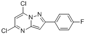 5,7-二氯-2-(4-氟苯基)-吡唑并[1,5-a]嘧啶結(jié)構(gòu)式_1159982-83-8結(jié)構(gòu)式