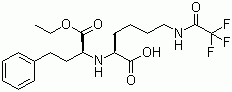 N2-(1-乙氧羰基-3-苯丙基)-N6-三氟乙?；?L-賴氨酸結構式_116169-90-5結構式