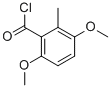 Benzoyl chloride, 3,6-dimethoxy-2-methyl-(9ci) Structure,116324-51-7Structure