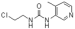 1-(2-氯乙基)-3-(4-甲基吡啶-3-基)脲結(jié)構(gòu)式_117298-91-6結(jié)構(gòu)式