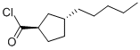 反式-(9ci)-3-戊基-環(huán)戊烷羰酰氯結構式_117694-64-1結構式