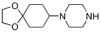 1-(1,4-二噁螺[4.5]-8-癸基)-哌嗪結構式_1184751-70-9結構式
