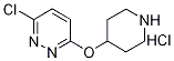 3-氯-6-(哌啶-4-基氧基)-吡嗪鹽酸鹽結構式_1185307-15-6結構式