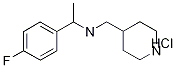 [1-(4-氟-苯基)-乙基]-哌啶-4-甲基-胺鹽酸鹽結構式_1185307-34-9結構式