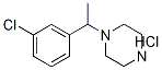 1-[1-(3-氯-苯基)-乙基]-哌嗪鹽酸鹽結(jié)構(gòu)式_1185307-54-3結(jié)構(gòu)式