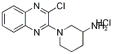 1-(3-氯-喹噁啉-2-基)-哌啶-3-胺鹽酸鹽結(jié)構(gòu)式_1185307-70-3結(jié)構(gòu)式