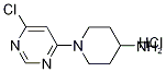 1-(6-氯-嘧啶-4-基)-哌啶-4-胺鹽酸鹽結(jié)構(gòu)式_1185307-78-1結(jié)構(gòu)式