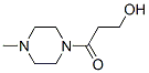 (9ci)-1-(3-羥基-1-氧代丙基)-4-甲基-哌嗪結(jié)構(gòu)式_118779-37-6結(jié)構(gòu)式