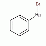 溴化汞苯結構式_1192-89-8結構式