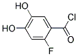 Benzoyl chloride, 2-fluoro-4,5-dihydroxy-(9ci) Structure,119735-23-8Structure