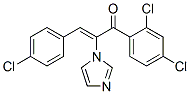 (z)-(9ci)-3-(4-氯苯基)-1-(2,4-二氯苯基)-2-(1H-咪唑-1-基)-2-丙烯-1-酮結構式_120758-61-4結構式