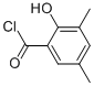 Benzoyl chloride, 2-hydroxy-3,5-dimethyl-(9ci) Structure,121031-61-6Structure