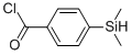 Benzoyl chloride, 4-(dimethylsilyl)-(9ci) Structure,121398-92-3Structure